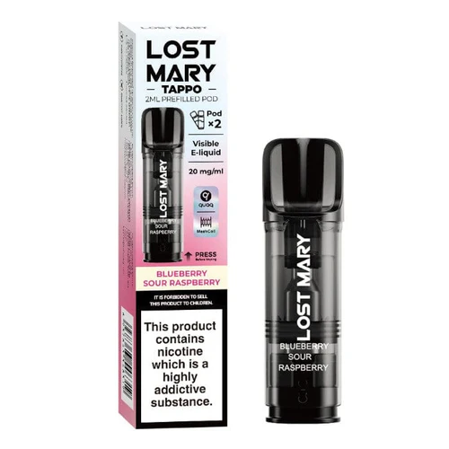 Lost Mary Tappo - Prefilled Pod - Blue Sour Raspberry